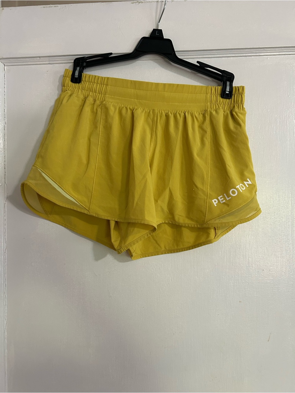 lululemon athletica Yellow Athletic Running Shorts